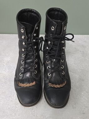 Womens Laredo Roper Boots Sz 6.5  Black